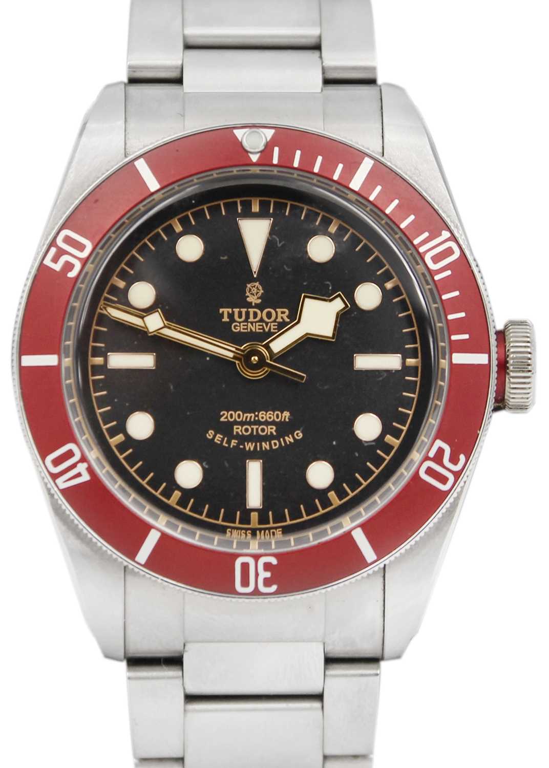 Lot 172 - TUDOR - A Tudor Black Bay Heritage gentleman's automatic stainless steel wristwatch, ref. 79220R.