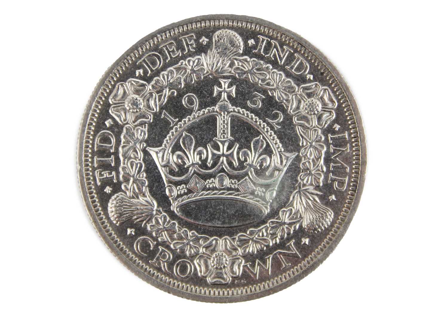 Lot 53 - 1932 George V silver "Wreath" crown
