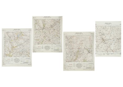 Lot 198 - A large collection of OS maps.