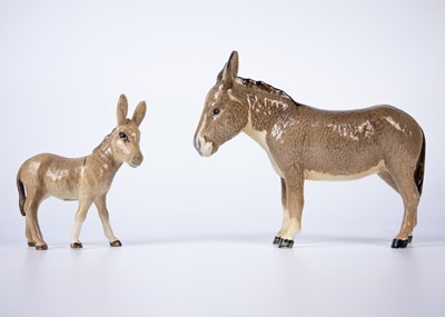 Lot 437 - A Beswick Pottery Donkey in gloss.