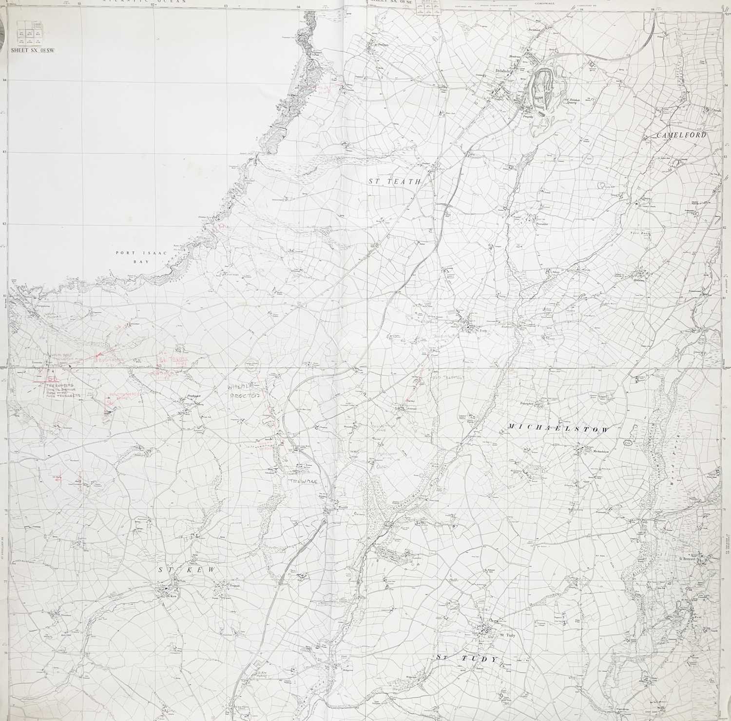 Os Map Rathfarnham Lot 193 - A large collection of OS maps.