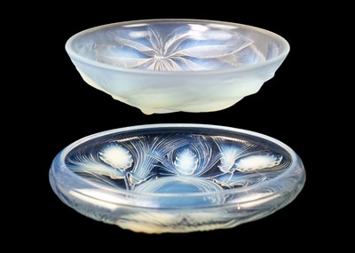 Lot 404 - A French pressed glass opalescent bowl by G. Vallon