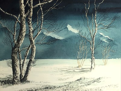 Lot 486 - John COOPER (British, 20th Century) Snow...