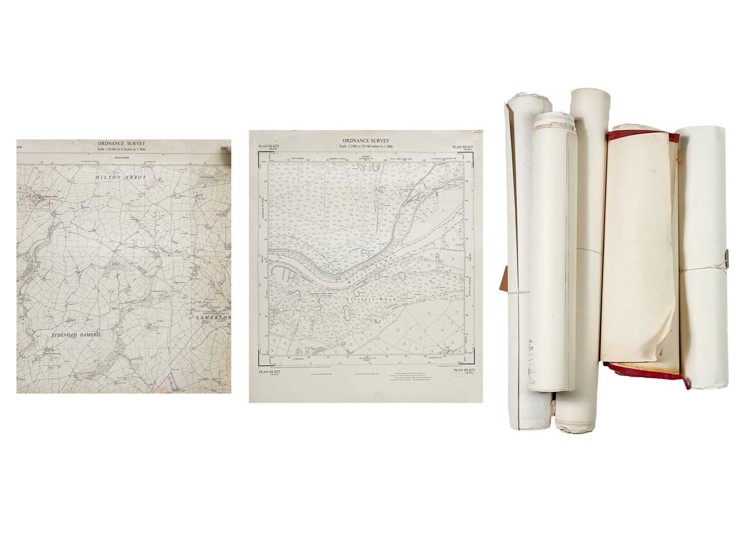 Lot 167 - A large collection of OS maps.