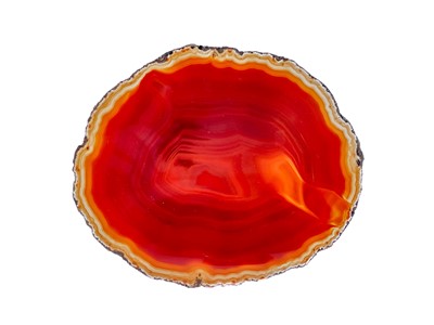 Lot 353 - A collection of eight cut and polished agate slices.