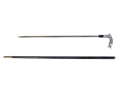 Lot 113 - A wooden Petron bow handle.