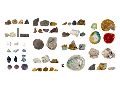 Lot 222 - A large collection of minerals.