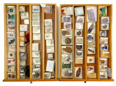 Lot 217 - A large collection of sorted and labelled minerals.