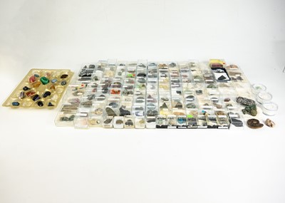 Lot 186 - Over one hundred boxed and labelled minerals.