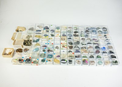 Lot 203 - Over one hundred boxed and labelled minerals.