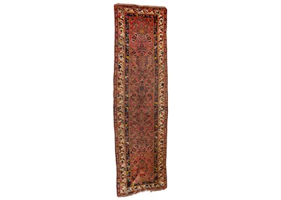 Lot 334 - A Hamadan runner, North West Persia, circa 1920.