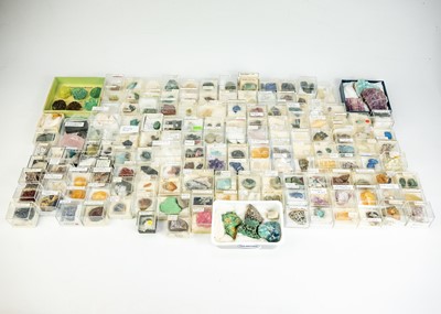 Lot 296 - Over one hundred boxed and labelled minerals.