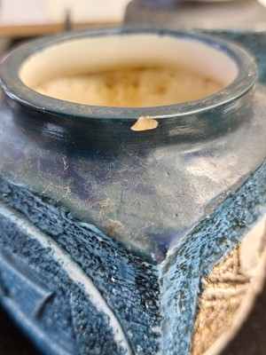 Lot 33 - Two Troika pottery marmalade jars