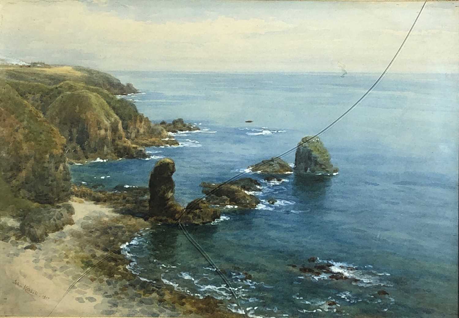 Lot 229 - John MITCHELL (1837-1929) Rocky Coastal...