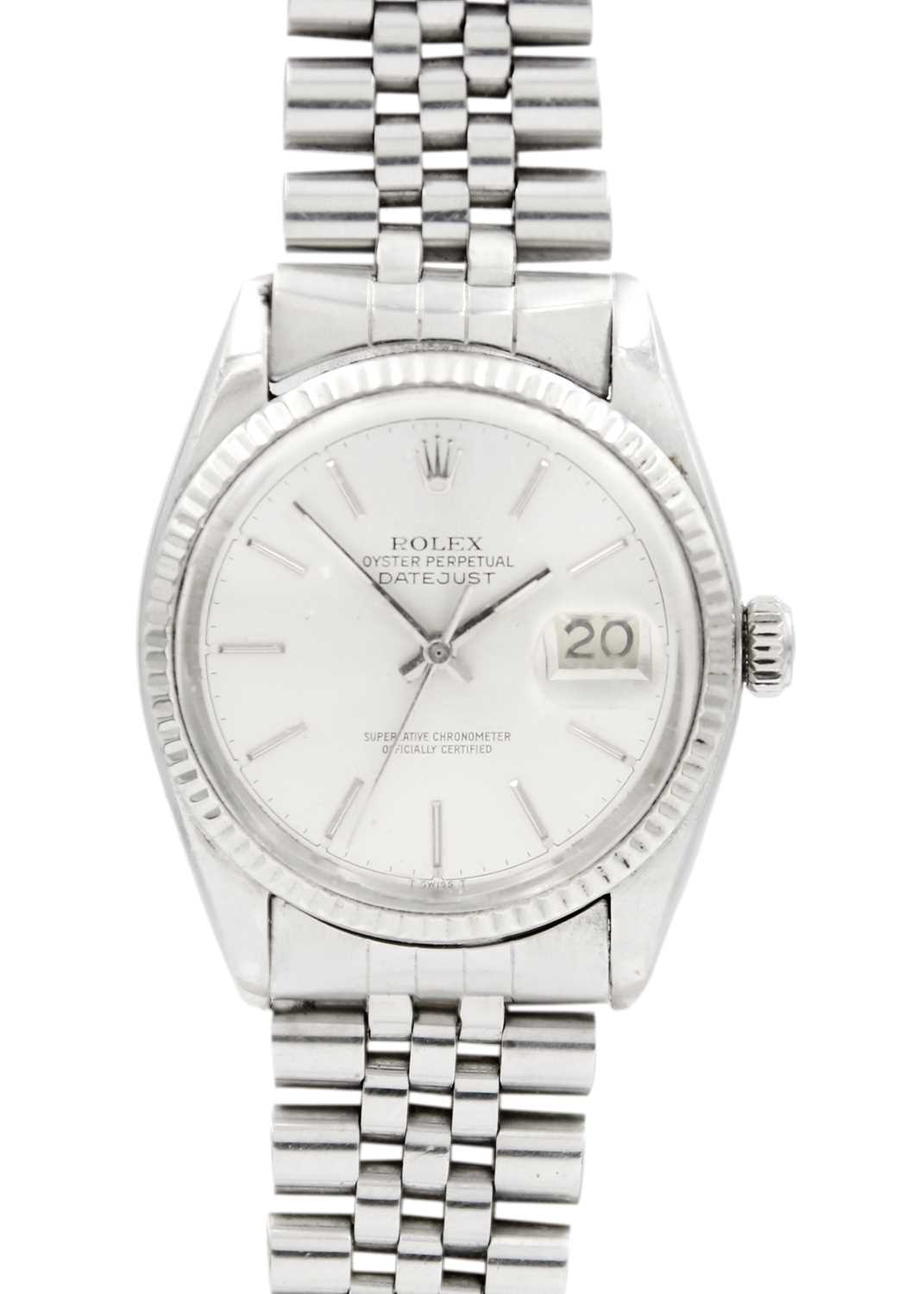 Lot 100 - ROLEX - An Oyster Perpetual Datejust