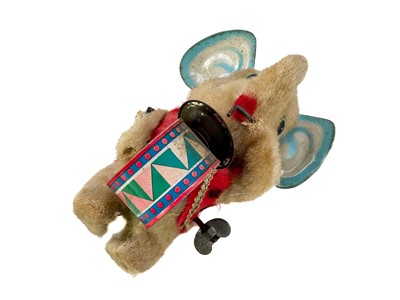 Lot 157 - A carved wood automaton in the form of a seated whipped with 'beating' heart.