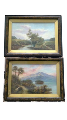 Lot 118 - H. Church two antique works in oil, each 36cm...