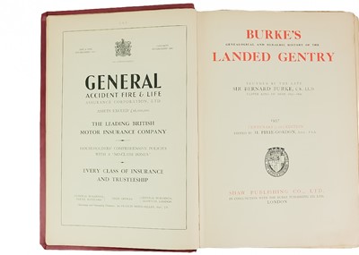 Lot 396 - Burkes Landed Gentry, c.1936