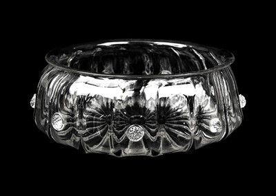 Lot 1216 - A 19th century continental glass bowl.