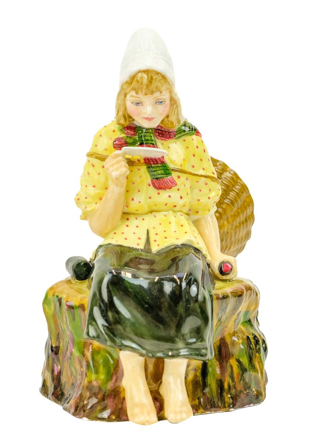 Lot 350 - A Reginald Johnson 'studio pottery' figure, Message From the Sea.