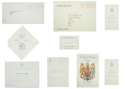 Lot 96 - King Charles III, Souvenirs from the wedding of the then Prince Charles & Lady Diana Spencer