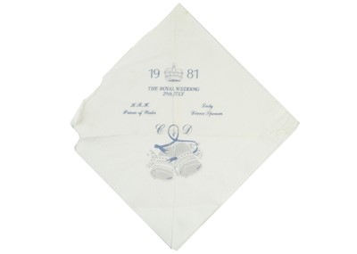 Lot 96 - King Charles III, Souvenirs from the wedding of the then Prince Charles & Lady Diana Spencer