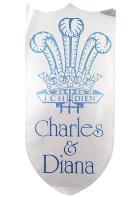 Lot 96 - King Charles III, Souvenirs from the wedding of the then Prince Charles & Lady Diana Spencer