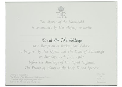 Lot 96 - King Charles III, Souvenirs from the wedding of the then Prince Charles & Lady Diana Spencer
