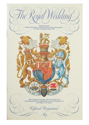 Lot 96 - King Charles III, Souvenirs from the wedding of the then Prince Charles & Lady Diana Spencer