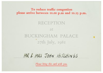 Lot 96 - King Charles III, Souvenirs from the wedding of the then Prince Charles & Lady Diana Spencer