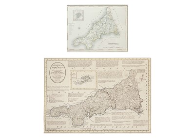 Lot 424 - 'Bowles's New Medium Map of Cornwall,'