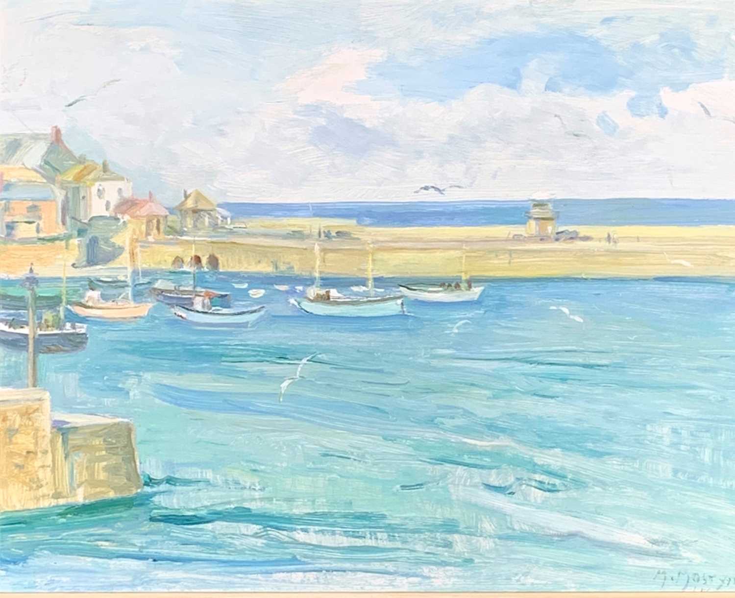 Lot 328 - Marjorie MOSTYN (1893-1979) High Tide, St Ives...