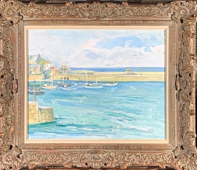 Lot 328 - Marjorie MOSTYN (1893-1979) High Tide, St Ives...