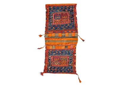 Lot 356 - An Afghan flatweave saddlebag.