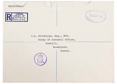 Lot 78 - Charles  III, as The Prince of Wales, Royal Christmas card 1979