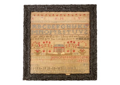 Lot 1594 - Sampler 1837 Janey? Morrison aged 9