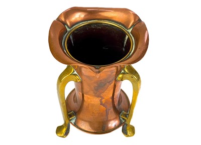 Lot 125 - A copper chamberstick by Henry Loveridge.