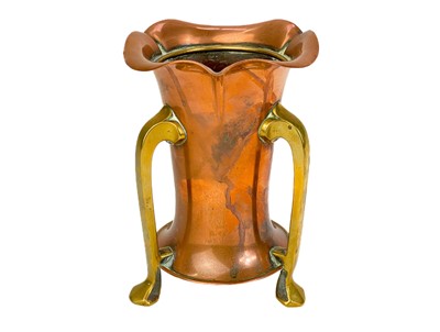 Lot 125 - A copper chamberstick by Henry Loveridge.
