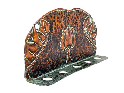 Lot 125 - A copper chamberstick by Henry Loveridge.