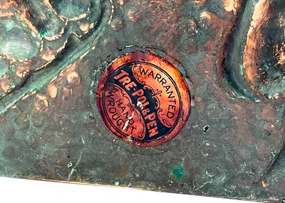 Lot 125 - A copper chamberstick by Henry Loveridge.