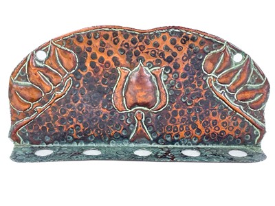 Lot 125 - A copper chamberstick by Henry Loveridge.