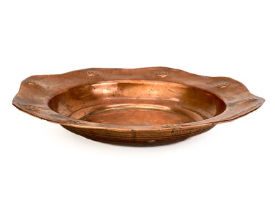 Lot 125 - A copper chamberstick by Henry Loveridge.