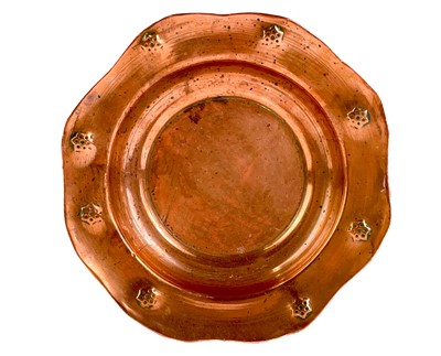 Lot 125 - A copper chamberstick by Henry Loveridge.