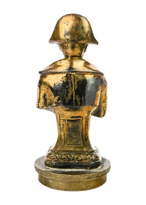 Lot 64 - A brass car mascot of Napoleon Bonaparte.