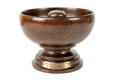 Lot 334 - A treen salt circa 1900.