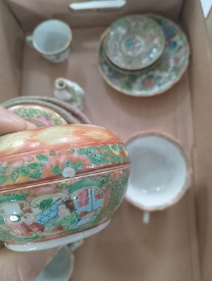 Lot 503 - A Chinese Canton porcelain teapot, 19th century.