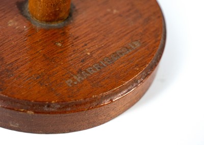 Lot 325 - A Victorian treen winding clamp.