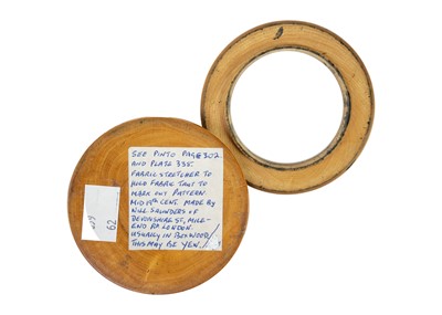 Lot 325 - A Victorian treen winding clamp.