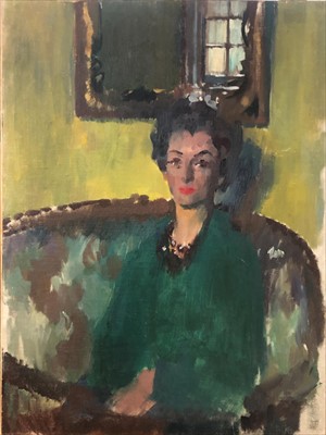 Lot 499 - Patrick Lambert LARKING (1907-1981) Portrait...