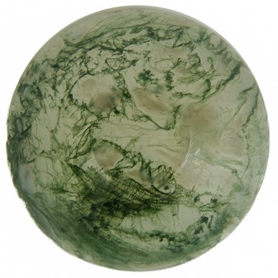 Lot 529 - A Chinese moss agate bowl, Qing Dynasty, 19th century.